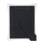 Picture Frame - White Stone Marble Rectangle Curved, 5x7 in.