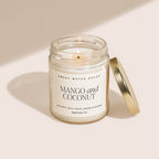 Mango and Coconut 9 oz Soy Candle