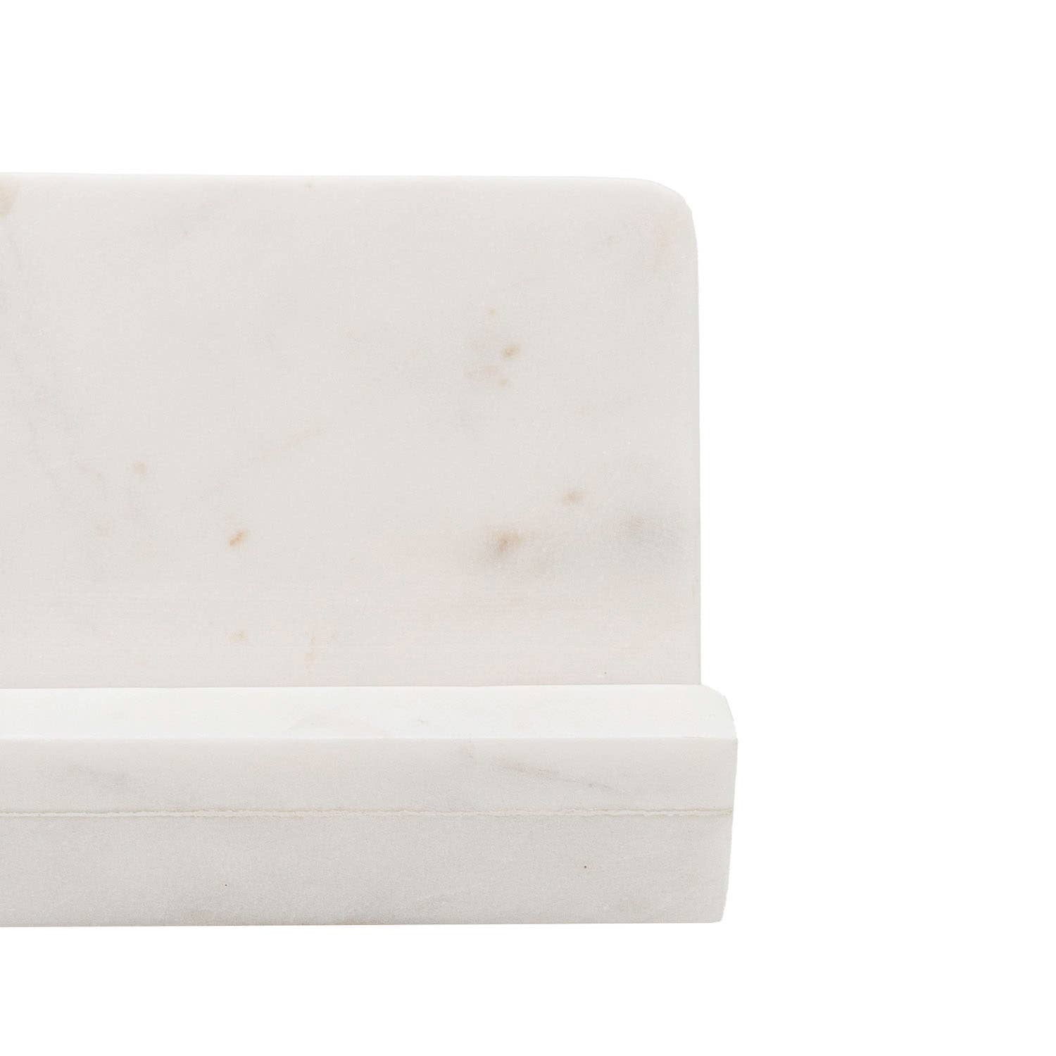Kendal White Marble Cook Book Holder