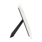 Picture Frame - White Stone Marble Rectangle Curved, 5x7 in.