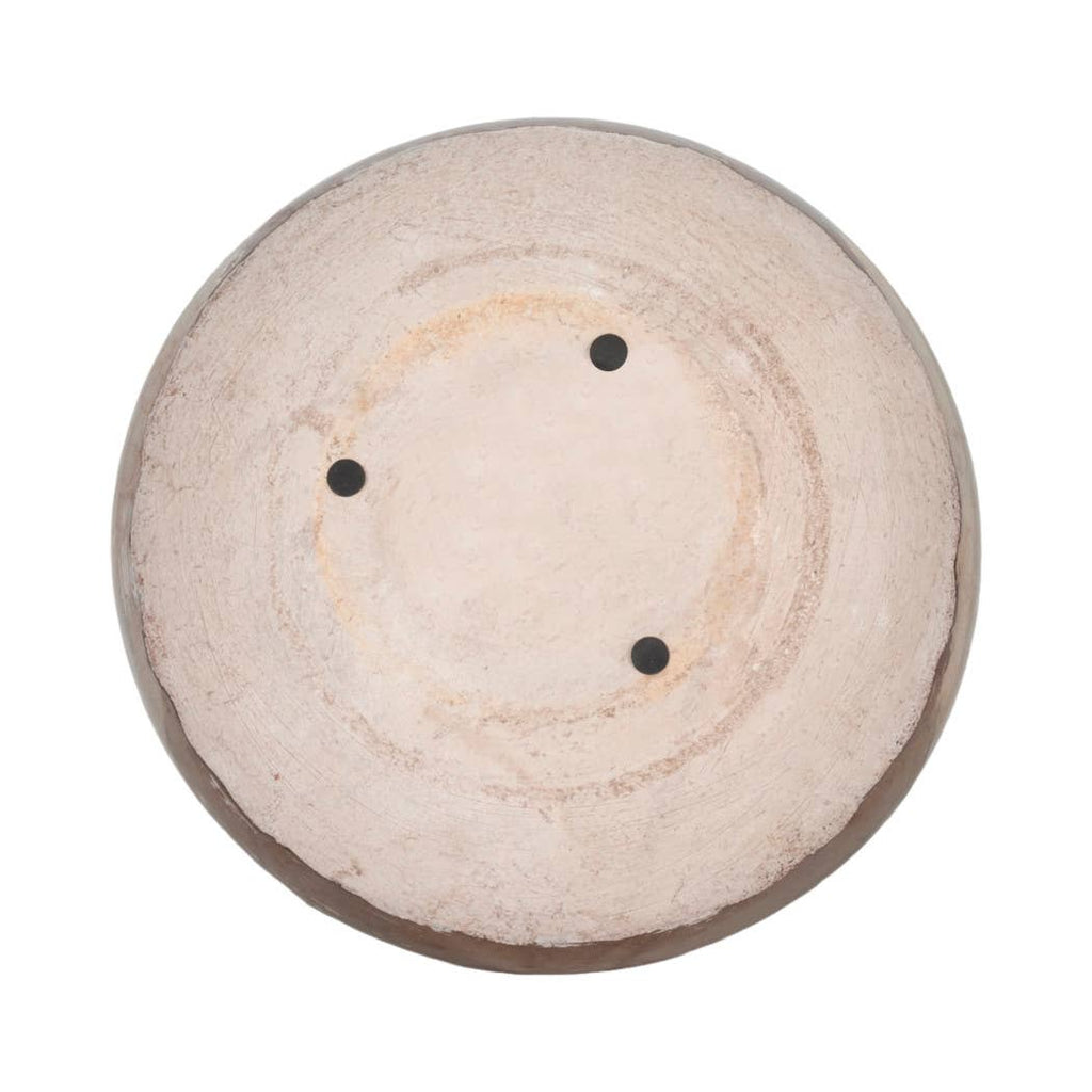 Decorative Candle - Gray/Gold Terracotta Pine Bowl, 57 Oz