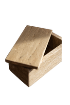 Travertine Lidded Box
