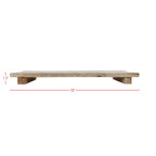 Murphy Elevated Serving Board Mango Wood & White Marble