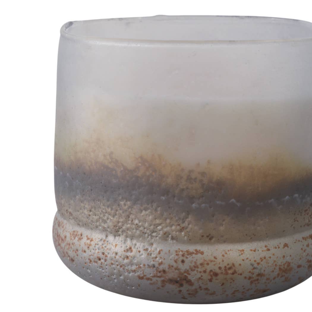 Decorative Candle - Multi Glass Frosted in Lakeside Rain, 12 Oz