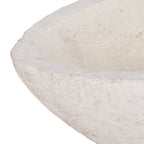 Bowl - White Artisanal Terracotta, 10 in.