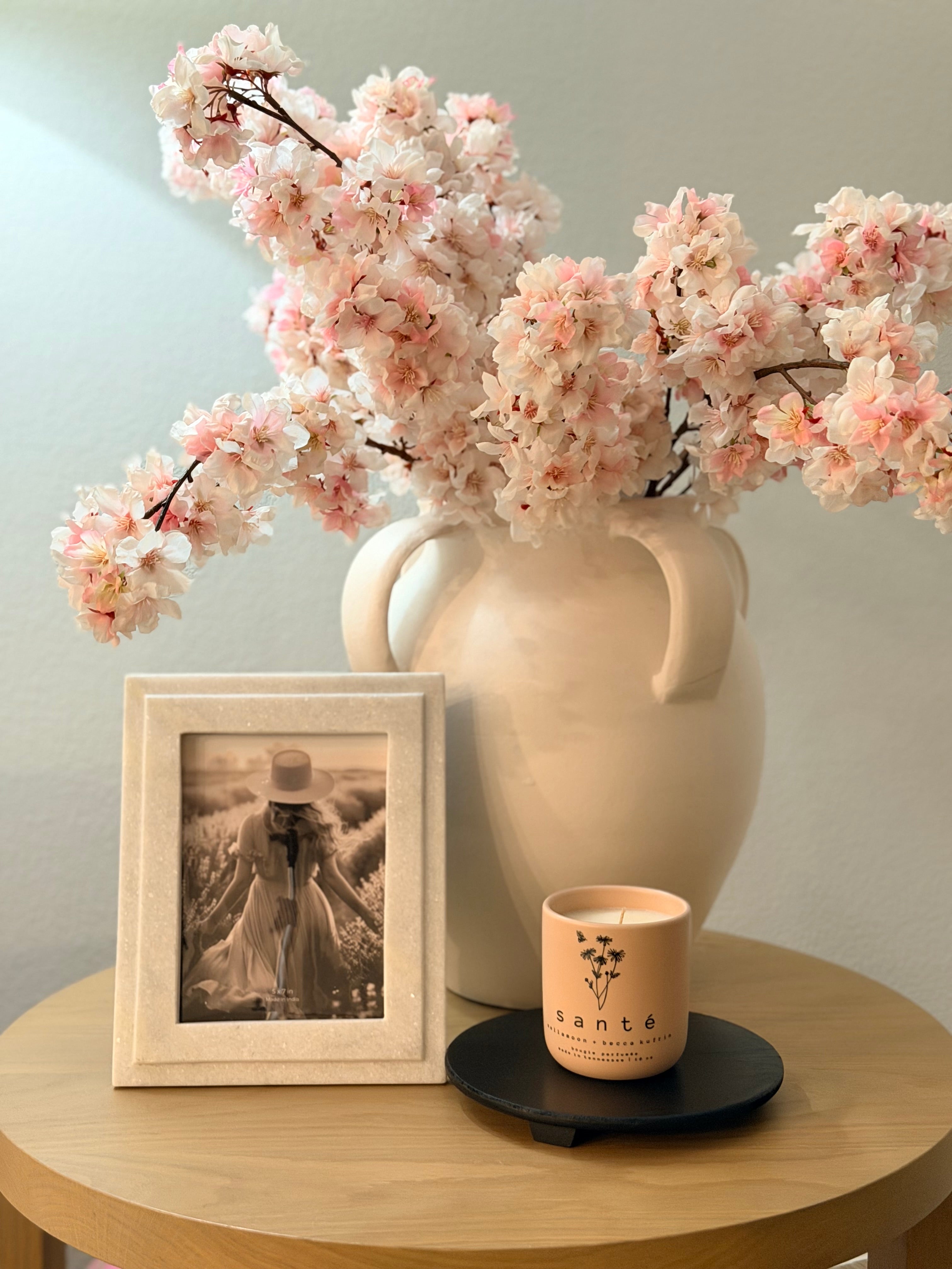 Picture Frame White 5x7 in. Rectangular Marble Border