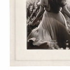 Picture Frame White 5x7 in. Rectangular Marble Border