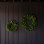 Norfolk & Cypress Mixed Real Touch Wreath - 24"