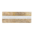 Murphy Elevated Serving Board Mango Wood & White Marble