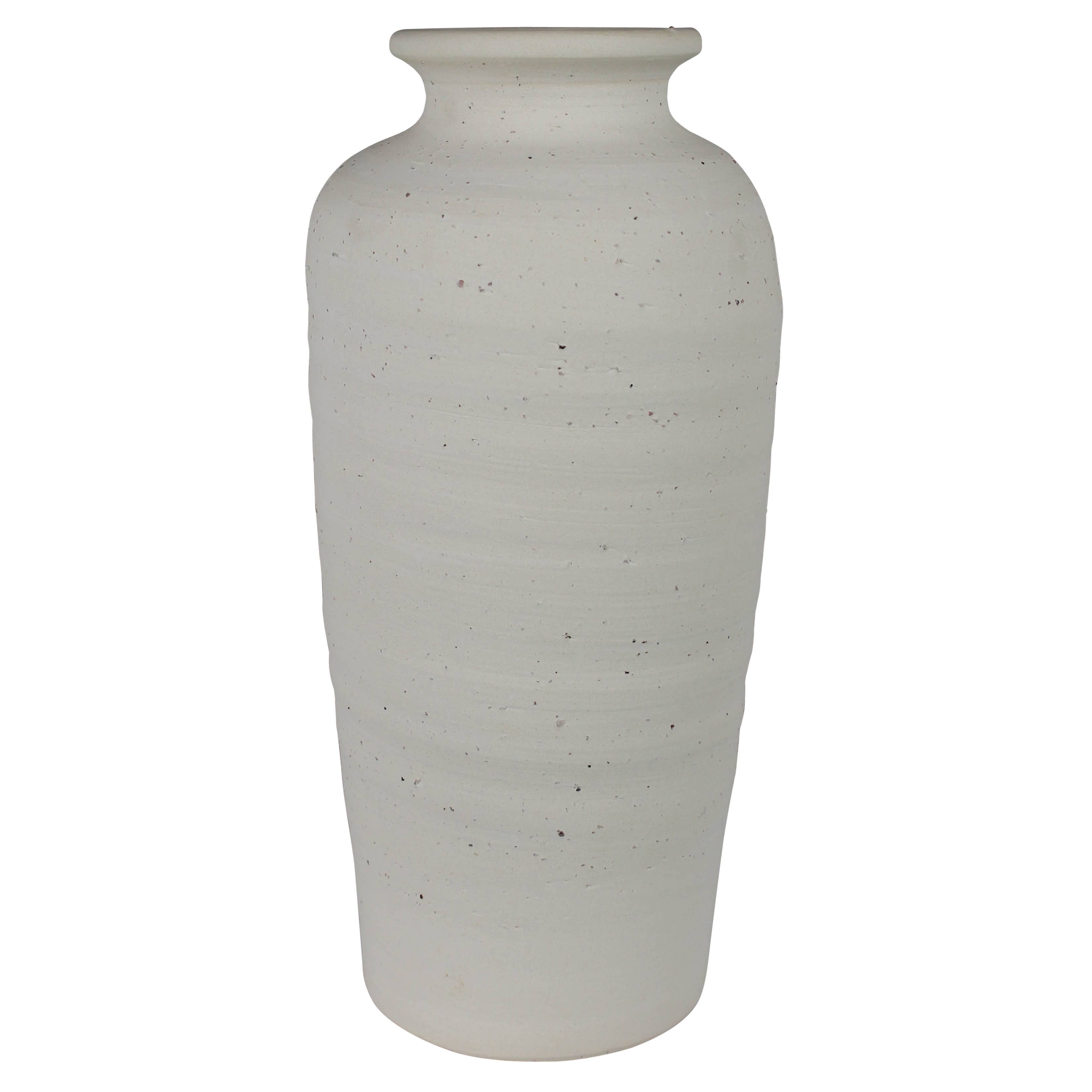 Stoneware Vase - Tall, Lrg (15")